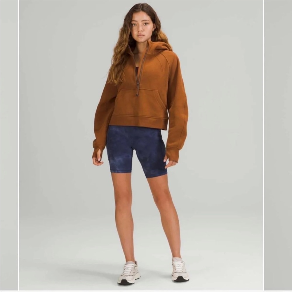 lululemon Scuba Half Zip Copper Brown M/L